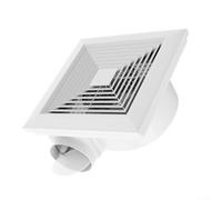 Silent Ceiling Exhaust Fan with Brushless DC Motor, 110 CFM Bathroom Ventilation Fan for Moisture Control, Install Mount Blower for Kitchen Bedroom (8in-b)