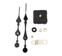 Silent Clock Movement, Quartz Clock Mechanism with Aluminum Metal Hand No Ticking Acrylic Fit for DIY Wall Clock Making(A)