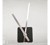 Silent Clock Movement Replacement Kit For Battery Operated Clocks With Hands Compatible With Multiple Clock Designs(silver)