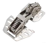 Silent Close Hinges 4 Inch Heavy Duty Stainless Steel Buffer for Wardrobe Doors Hydraulic Damping RV Furniture Fixing 9x6x5cm