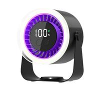 Silent Cooling Fan - 3600 mAh USB Rechargeable Air Circulators, Energy-Efficient Low Noise Wind Blower | Convert 50°c Hot Air into 16°c Bladeless Cold Air Fans, Quiet 10-Speed Cool Desk Oscillator