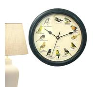 Silent Cuckoo Dynamic Clock - Singing Bird Clock - Sturdy Bird Clock Wall Decor | Cuckoo Hanging Talking Chiming | Vintage Cuckoo Wall Clock 25cm for Familiare