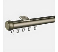 Silent Curtain Rod for Bedroom & Living Room 200cm/6.5ft Ceiling or Wall Mounted Champagne Color Durable Tracks for Smooth Operation Ideal for Home Décor.