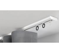 Silent Curtain Track Pulleys with One-Piece Steel Design, Wrapped Noise-Reducing Material, Black and White