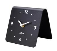 Silent Desk Clock, Non Ticking Table Clock, Battery Powered Desktop Clock, Small Acrylic Timepiece, Modern Tabletop Decor, Minimalist Home Accent, Bedroom and Office Use, 3.74 Inch
