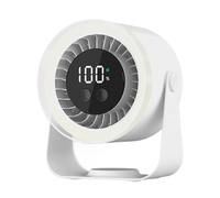 Silent Desk Fan | Silent Cold Air Fan with 10 Speeds - Energetically Efficient USB Rechargeable Low Noise Fan for Bedroom Ventilation as