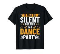 Silent Disco - It May Be Silent But This is A Dance Party Value Graphic T-Shirt, Men, Black, L