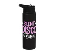 Silent Disco Queen Stainless Steel Insulated Water Bottle