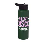 Silent Disco Queen Stainless Steel Insulated Water Bottle