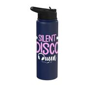 Silent Disco Queen Stainless Steel Insulated Water Bottle