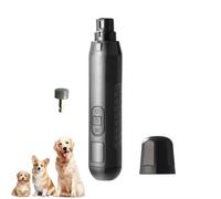 Silent Dog Nail Grinder,Cordless Electric Pet Nail Trimmer,5 Speeds Electric Pet Nails Trimmer Silent Groom Pro,Rechargeable Cat Nails Clippers for Small Large Dog,Cat