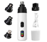 Silent Dog Nail Grinder, Cordless Electric Pet Nail Trimmer, Dog Claw Grinders USB Rechargeable Silent Groom Pro ,2 Speeds Quiet Diamond Bit Puppy Nails Clippers File Trimmer for Dogs, Cat, Christmas