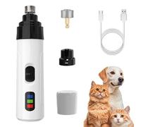 Silent Dog Nail Grinder,Electric Pet Nail Trimmer Silent Groom Pro,USB Rechargeable Dog Claw Grinders Quiet Diamond Bit Puppy Nails Clippers File Trimmer for Dogs & Cat