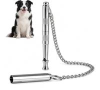 Silent Dog Whistle, Adjustment-Free Dog Training Whistle for Obedience, Ultrasonic Copper Core Distance Dogs Whistles with Stainless Steel, Effective Dog Whistles for Recall and Behaviour Training