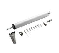 Silent Door Closer with 90 Degree Positioning, Stop Buffer Adjustment(White)