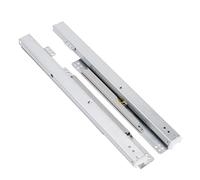 Silent Drawer Slides Bottom Mount Drawer Rails Replacement Accessories 25cm/10in Heavy-Duty Guide Rails for Smooth Operation Ideal for Home & Office Use