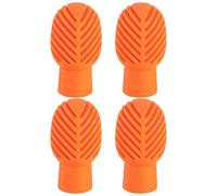 Silent Drumstick Tips - Drum Silencing Tips, 4 Pieces Silicone Drumstick Tips for Silencing the Rattle Damping Wand Tips for Quiet Practice