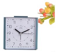 Silent Dual Tone Alarm Clock With Night Light And Five Minute Snooze Function For Students, Battery Operated(Slate Green)