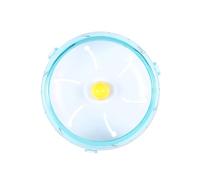 Silent Exercise Wheel for Hamsters and Small Durable Cage Accessory Activity Toy Disc Runner (Blue, 12cm)