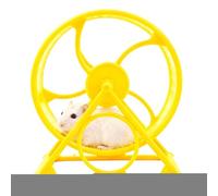 Silent Exercise Wheel - Hamster Running Wheel for Cage | Lightweight Noise Free Design with Stable Base, Encourages Daily Activity and Healthy Habits for Small Pets 5.51x3.54x5.51 in