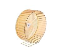 Silent Exercise Wheel Hamster Toy Stable Running Saucer Cage Pet Hedgehog Chinchilla Rat Wheels Compact Durable Supply(Orange)