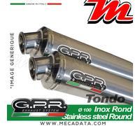 Silent Exhaust GPR TONDO Stainless Steel YAMAHA MT-01 2009