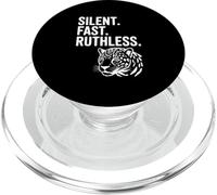 Silent Fast Ruthless Jaguar for Animal Lovers PopSockets PopGrip for MagSafe