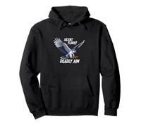 Silent Flight Deadly Aim Hawk Predator Power Pullover Hoodie