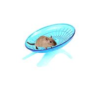 Silent Flying Saucer Plastic Running Wheel - Hamster & Small Animal Sports Toy