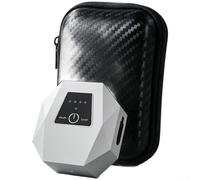Silent for mini Oxygen Pump 6cm Rechargeable Fish Tank Silent(White Model)