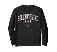 Silent Grind Club - No Applause Just Results Long Sleeve T-Shirt