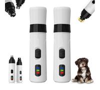 Silent Groom Pro, 2025 New Silent Pet Nail Grinder, Dog Silent Nail Grinder, Rechargeable Micro Precision Electric Dog Nail Trimmer, for Dogs Silent Dog Nail Trimmer (2pcs)