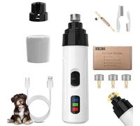 Silent Groom Pro, 2025 Upgraded Silent Grind Pro Dog Nail Trimmer, Rechargeable Micro Precision Electric Dog Nail Clippers for Grooming, Dog Nail Grinder Quiet for Dogs and Cats (1PC+3Grinding head)