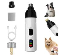 Silent Groom Pro for Dogs,Upgraded Silent Groom Pro,Nail Grinder Cordless with Led Light & 3 Speeds for Pets,Quick USB Charge with Replacement Grinding Heads (1 PC)