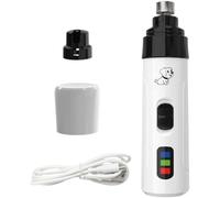 Silent Groom Pro Nail Grinder Cordless, Small Dog Claw Nail File, USB Charging Paws Grooming & Smoothing Tool, Silent Electric Dog Toe Nails File for Large Medium Small Dogs Cats