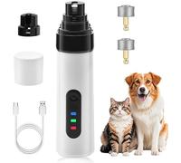 Silent Groom Pro Nail Grinder for Dogs | 2025 New Rechargeable USB Pet Nail Trimmer with Smoothing Tool | Safe & Quiet Pet Paws Grooming Kit Trimming (1)