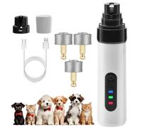 Silent Groom Pro Nail Grinder, USB Rechargeable Silent Groom Pro Nail Grinder, 2025 Upgrade Pet Cat Dog Paw Trimmer, Pet Nail Grooming Tool with Led for Small, Medium & Large Pets
