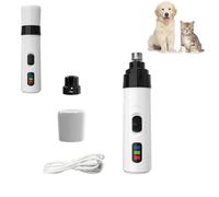 Silent Groom Pro, Silent Grind Pro For Dogs, Silent Grind Pro Dog Nail Trimmer, New Electric Dog Nail Clippers For Dog Nail Grinders Rechargeable, Silent Grind Pro For Dogs Nails (White)