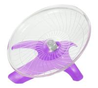Silent Hamster Exercise Wheel for Gerbils and Rodents | Plastic Build, Enrichment Play, for PET Cage Use at Home, Reduces Boredom and Supports Quiet Nights