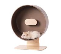 Silent Hamster Wheel 10.2 Inch Silent Double Bearing for Small Animals Balance Bike Height Adjustable for Syrian Dwarf Hamsters, Gerbils, Rats or Other