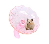 Silent Hamster Wheel - 17.5cm Transparent Jogging Spinner, Stable PP Exercise Accessories And Silent Enrichment Toy For Pets | For Des Sou Habitats