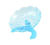 Silent Hamster Wheel - 17.5cm Transparent Jogging Spinner, Stable PP Exercise Accessories And Silent Enrichment Toy For Pets | For Des Sou Habitats