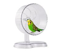 Silent Hamster Wheel - ABS Quiet Height Adjustable Pet Toy, Large Exercise Spinner, Smooth Running Small Animal Play Wheel | Mouse Chinchilla Hedgehog Sugar Glider Bird Enrichment Play 9.5Inch 600g
