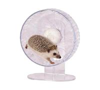 Silent Hamster Wheel,Adjustable Height Rotary Running Toy - Dwarf Hamster Wheel - for Gerbil Mice Enrichment Mouse Sugar Glider Hedgehog Ferret Bunny Pet Animal