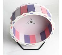 Silent Hamster Wheel and Nocturnal Pet Wheel, Transparent Exercise Ball with Iron Stand for Dwarf Hamsters, Hedgehogs and Sugar Gliders, color to 2