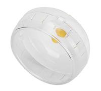 Silent Hamster Wheel for Guinea Pigs - Kano Exercise Wheel, No Stand, for Dwarf Hamsters, Syrian Hamsters, and Small Pets - White Running Wheel (12CM)