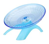 Silent Hamster Wheel Hamster Wheel 7Inch Silent Hamster Wheel Non-slip Flying Saucer Rat Wheel Spinner Stable Exercise Wheel Running Wheel for Dwarf Hamsters, Gerbil Rat, Small Animals, Blue