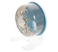 Silent Hamster Wheel with Stand for Rat and Chinchilla Exercise | PP and ABS Build, Compact Decorative Design, Muscle Building, Boredom Relief, Mental Health Support