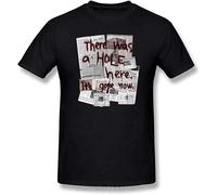 Silent Hill 100% Cotton T-Shirts There was A Hole Here It S Gone Tee Mens Black T-Shirt