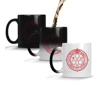 Silent Hill Insignia Mug - Tea Coffee Caffeine Colour Changing Cup Halo of The Sun Order Steel Blood Light Zodiac Video Game Gamer Film Cinema Gift Present (Colour Change Mug)